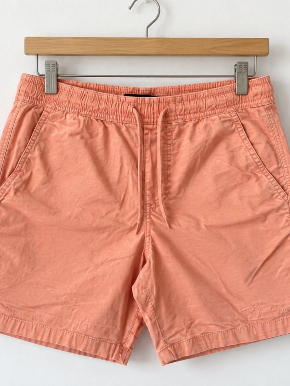 Hollister Epic Flex 7" Jogger Shorts Coral Salmon Pink Men’s M